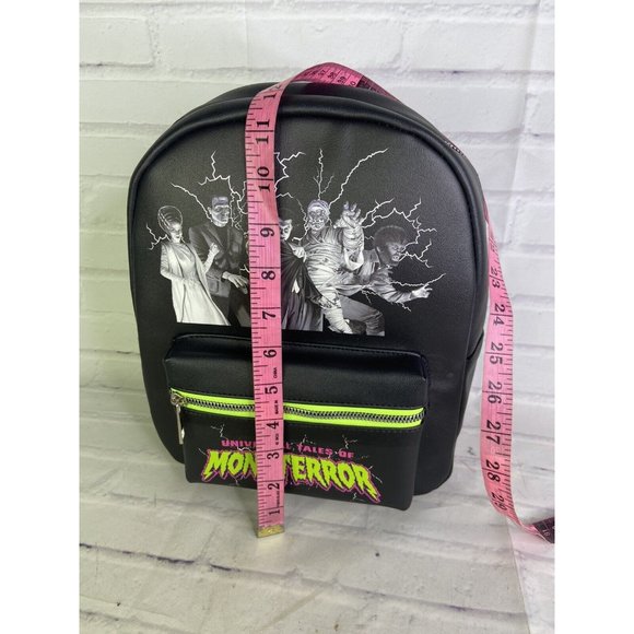 Universal Studios Monsters Monsterror Mini Backpack Bag Dracula Mummy Wolfman - Picture 6 of 11